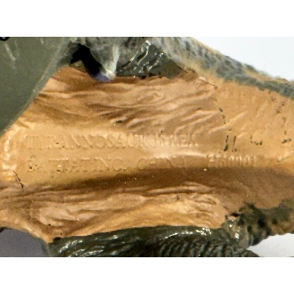 Battat Tyrannosaurus T-Rex Dinosaur Green and Tan Collectible Toy Figure - Picture 8 of 10